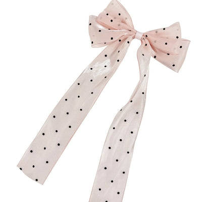 Women's Simple Style Bow Knot Gauze Hair Clip