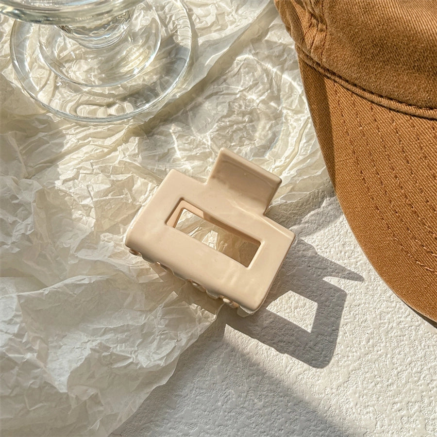 simple style square acetic acid sheets hair claws