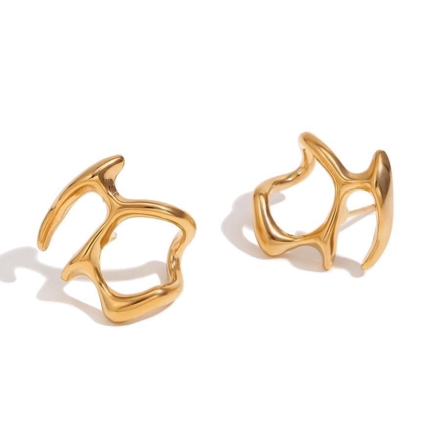 1 Pair Simple Style Geometric 304 Stainless Steel Ear Studs