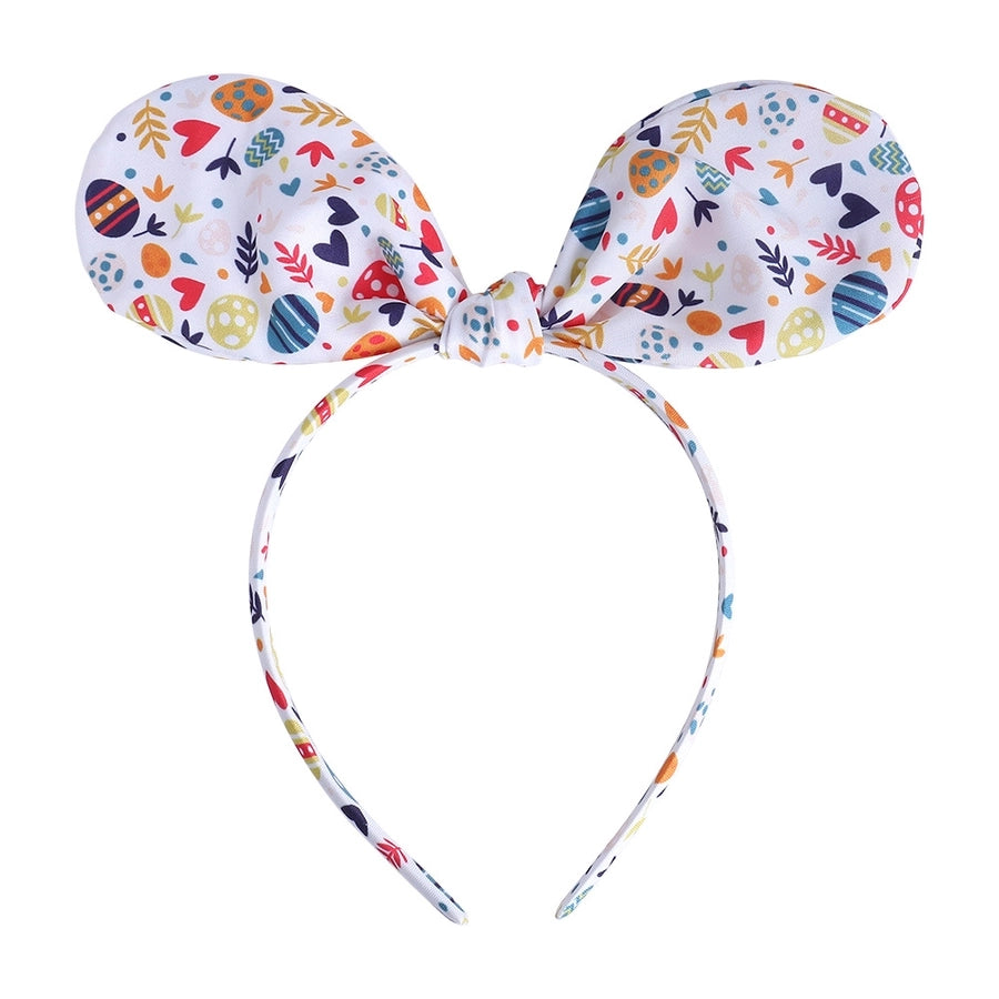 Unisex Princess Color Block Cloth Hair Band