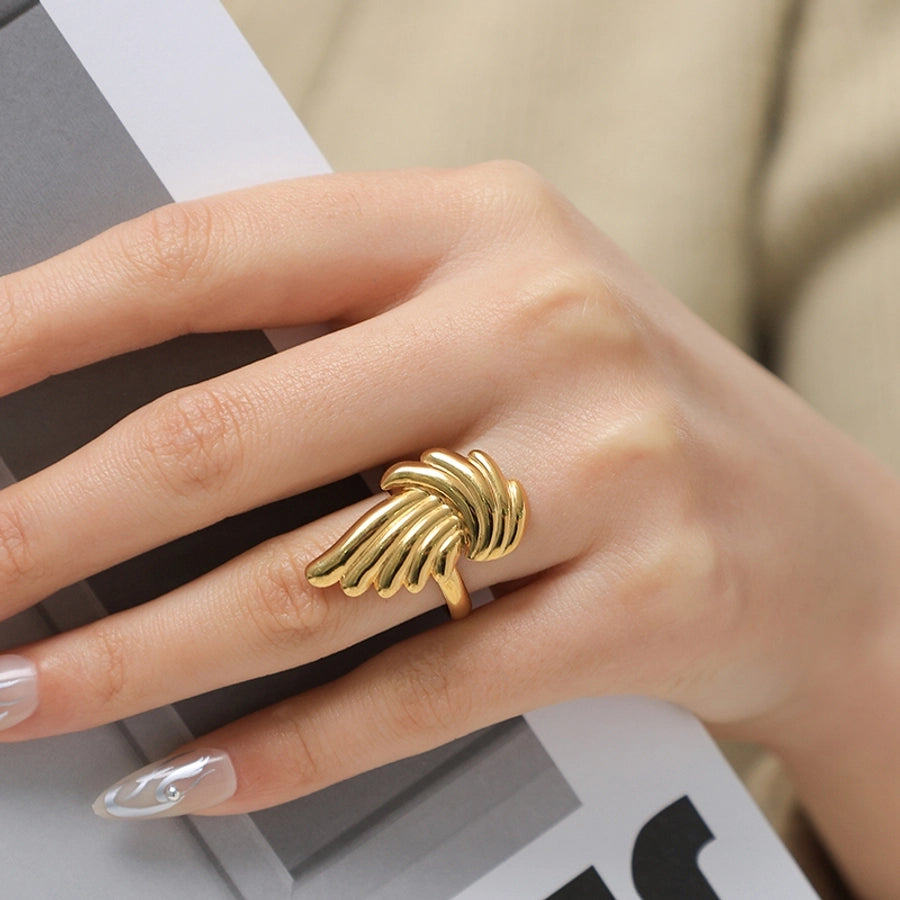 Stainless Steel Electroplating Fashion Wings Shape Jewelry Suit