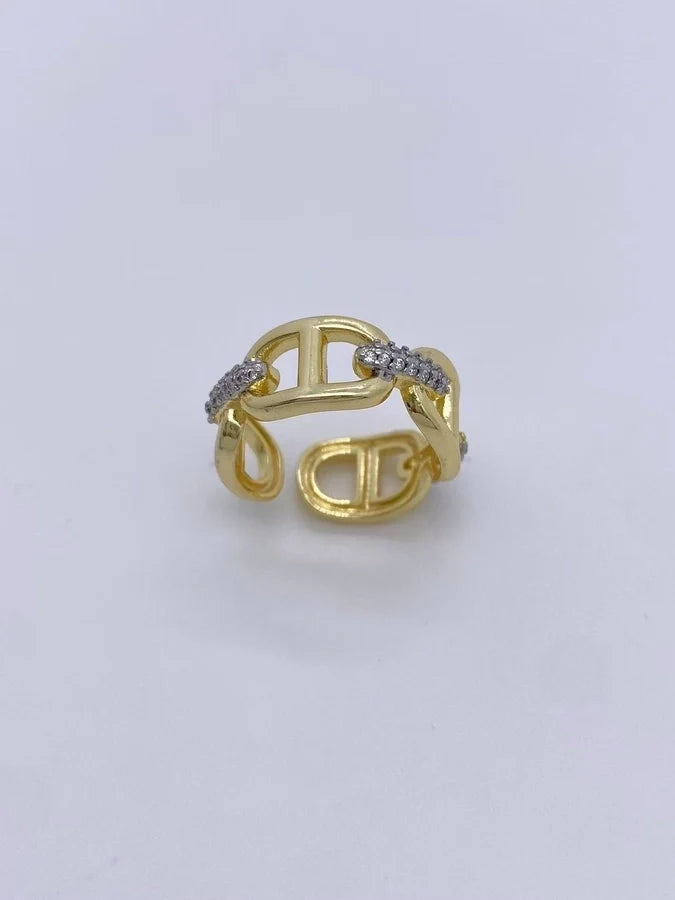 Jewelry Vintage Style Classic Style Geometric Copper Zircon Mixed Metal Rings Bracelets