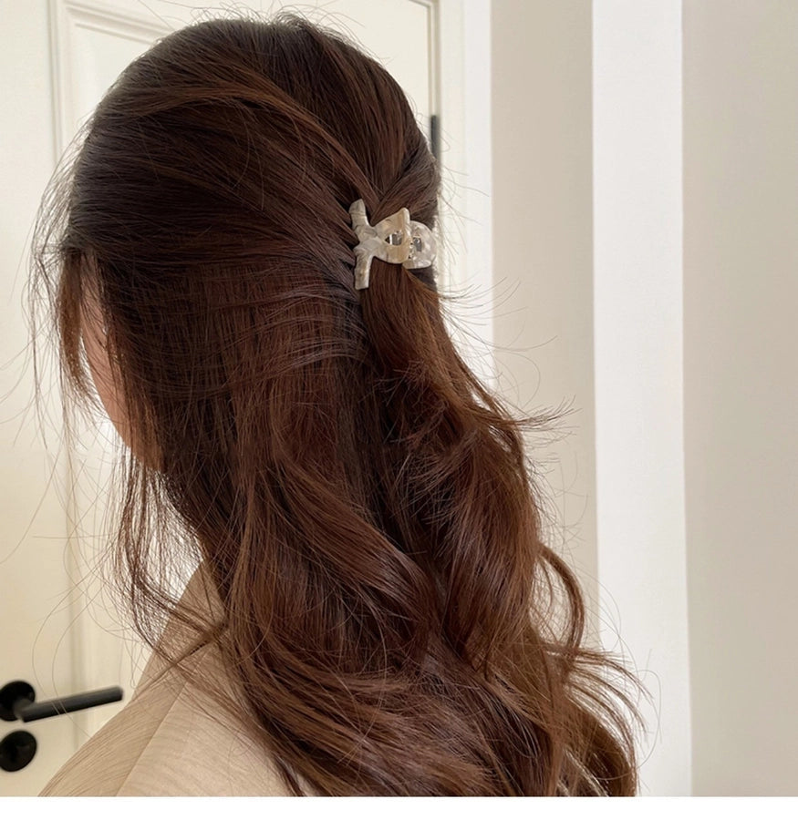 classic style solid color acetic acid sheets polishing hair claws