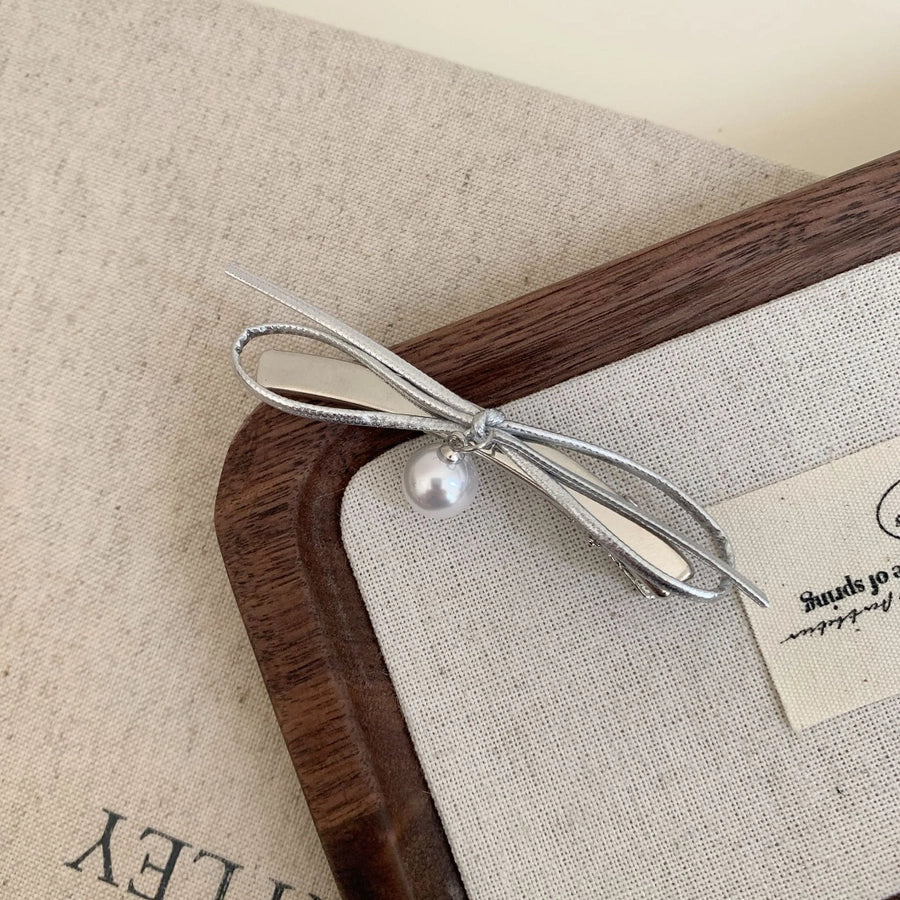 Women's Sweet Simple Style Bow Knot Alloy Hair Clip