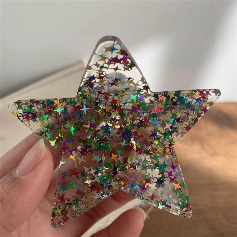 streetwear pentagram acetic acid sheets hair claws