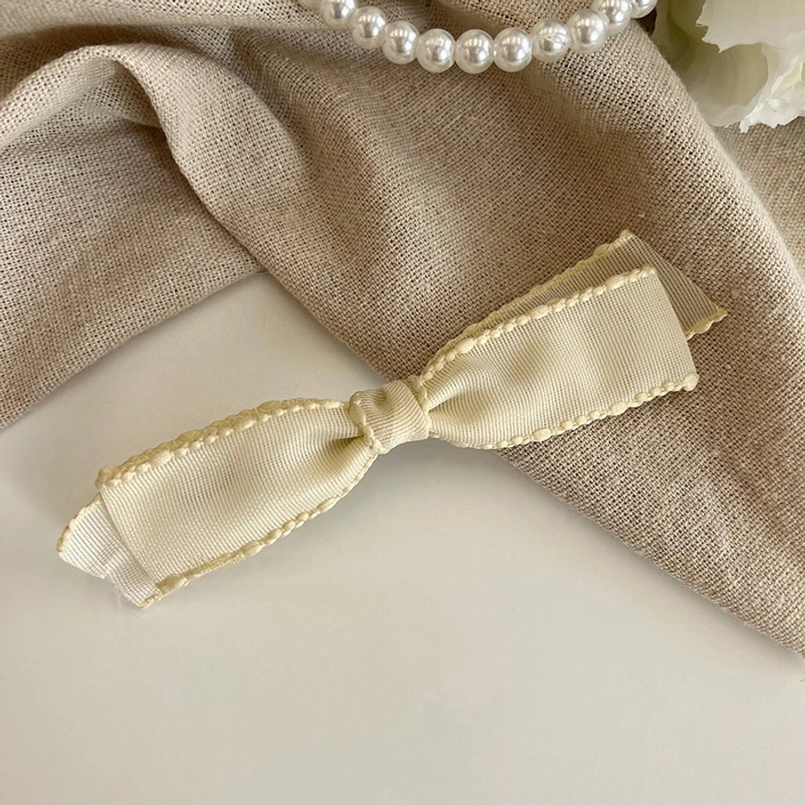 Spring and Summer New Arrival Bow Headwear  Hairpin Women's Side Bangs Clip Beautiful Back of Head Hair Accessories