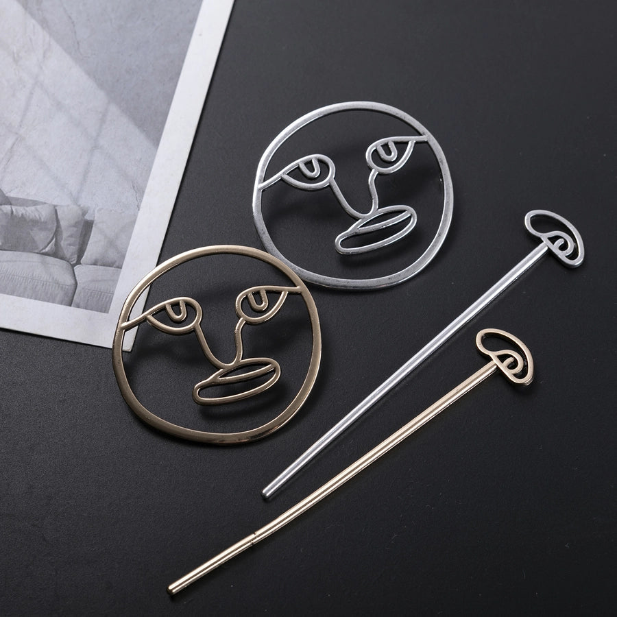 Women's Casual Simple Style Streetwear Geometric Metal Plating Hair Clip