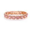 Copper Zircon Plating Inlay Square Zircon Bracelets