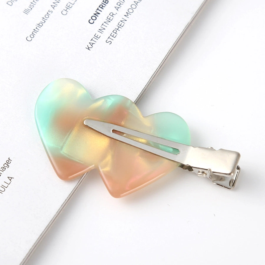 fashion ditsy floral arylic stoving varnish hair clip 1 piece