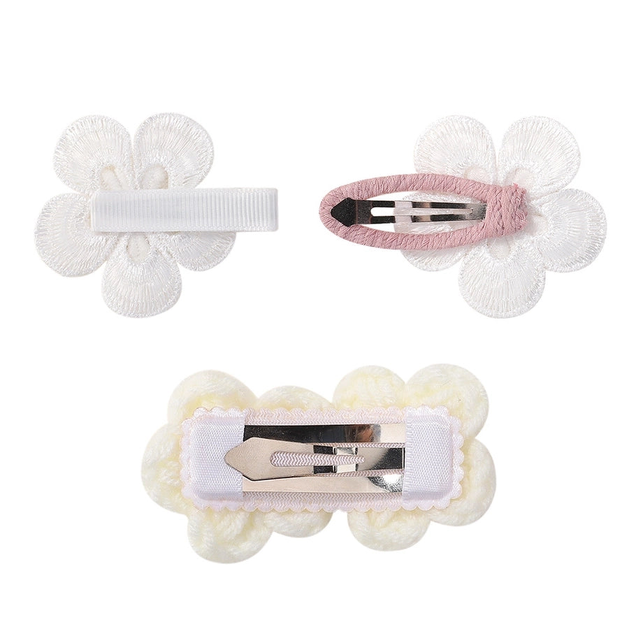 Kid'S Sweet Flower Cloth Hair Clip