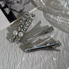 Women's Simple Style Round Alloy Inlay Zircon Hair Clip