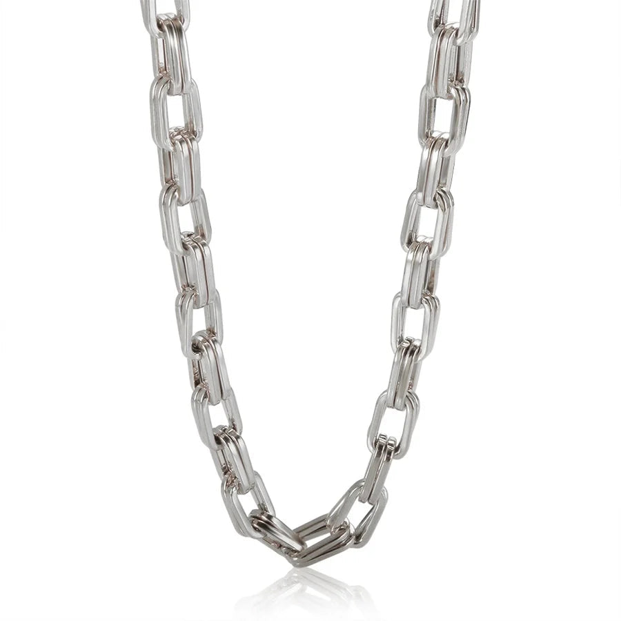 Jewelry Simple Style Geometric 304 Stainless Steel Bracelets Necklace