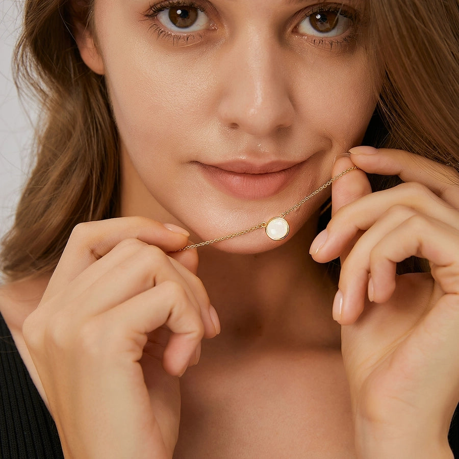 Copper Brass 18K Gold Plated Inlay Tortoise Geometric Animal Artificial Gemstones Zircon Necklace