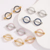 Ear Cartilage Rings & Studs Modern Style Simple Style Round 304 Stainless Steel Inlay Zircon Ear Cartilage Rings & Studs