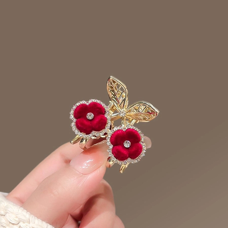 Women's Casual Simple Style Streetwear Floral Alloy Hair Claws