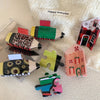 women's vintage style pencil arylic hair claws