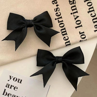 Knock Sweet Bow Hair Clip New Internet Celebrant Broken Hair Clip Bangs Clip Side Clip Cute Small Clip Headwear