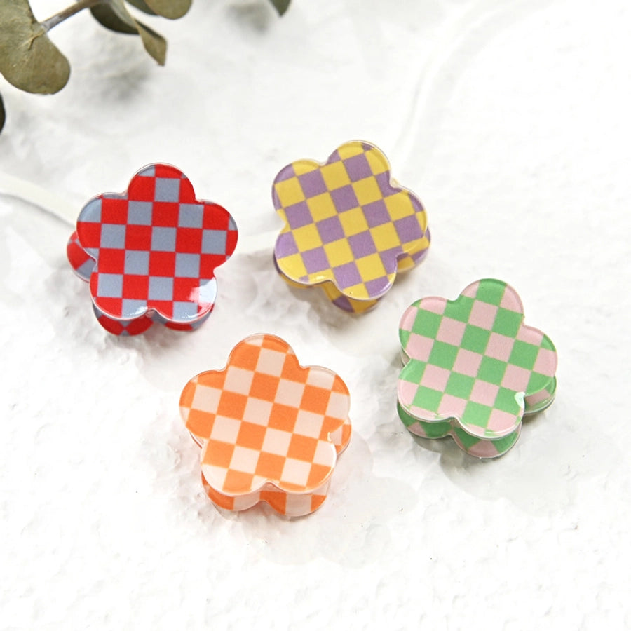 Women's Sweet Flower Arylic Hair Claws