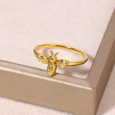 Jewelry Elegant Cute Streetwear Tortoise 304 Stainless Steel 18K Gold Plated Open Rings