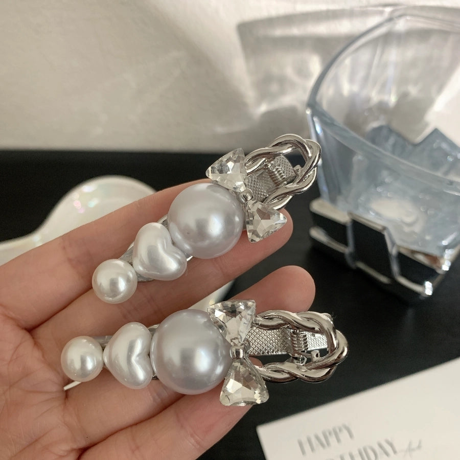 Women's Korean Style Bow Knot Metal Hair Clip