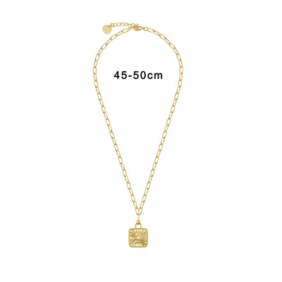 Copper Brass 18K Gold Plated Inlay Tortoise Geometric Animal Artificial Gemstones Zircon Necklace