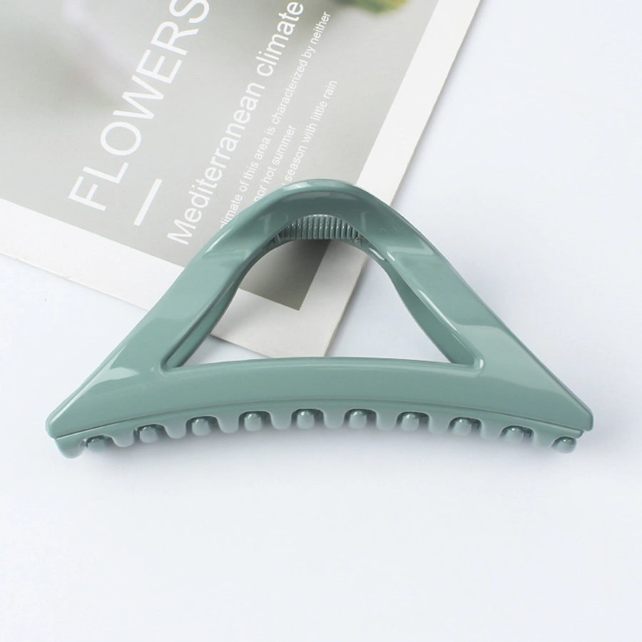 simple style triangle arylic stoving varnish hair claws 1 piece