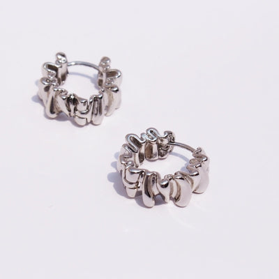 1 Pair IG Style Streetwear Geometric Brass 24K Gold Plated Earrings