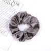 simple style solid color cloth hair tie