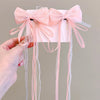 cute bow knot cloth hair clip