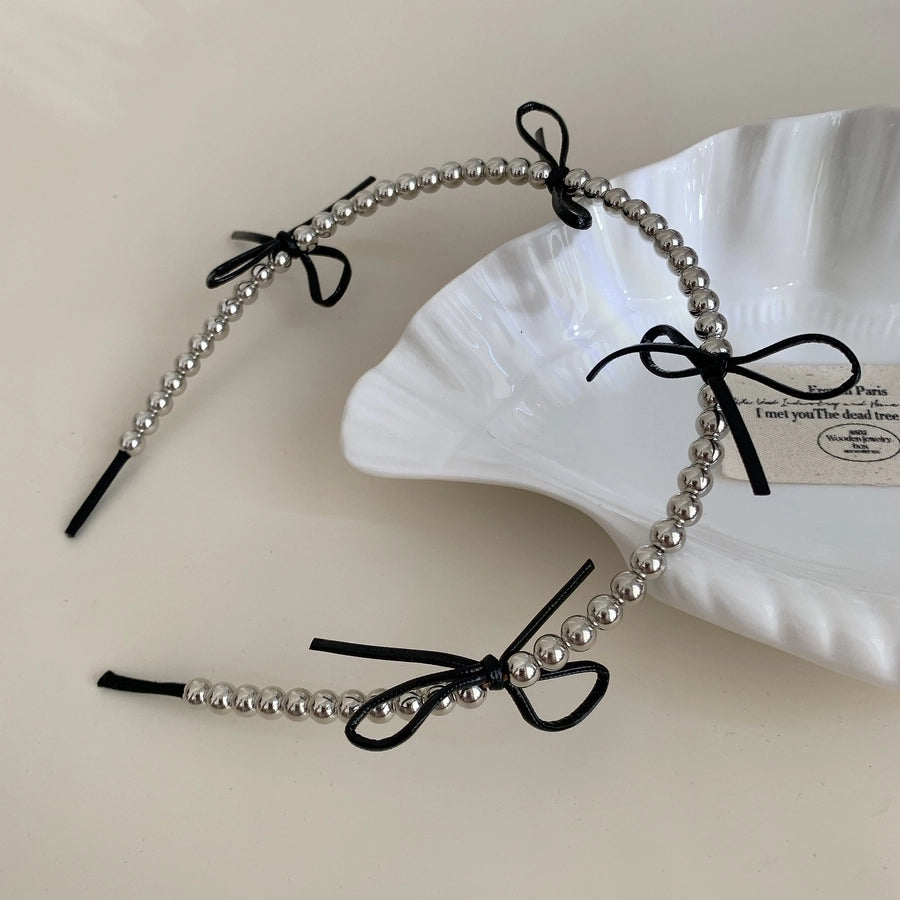 Women's Casual Simple Style Streetwear Bow Knot Iron Hair Band