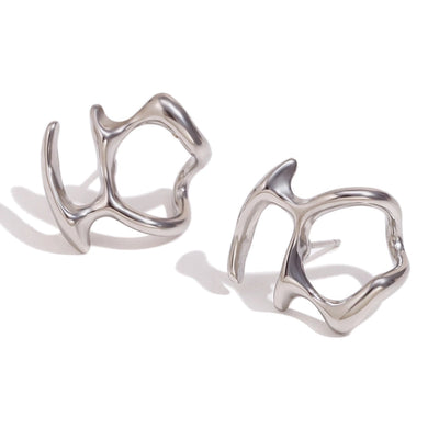 1 Pair Simple Style Geometric 304 Stainless Steel Ear Studs