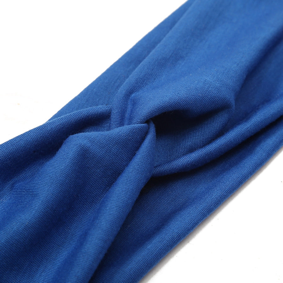 New Adult Plain Cross Headband Knotted Polyester Women's Hair Band Daily Wash Face Hair Band Hair Band