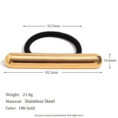 Simple Style Women's Geometric Metal Hair Tie