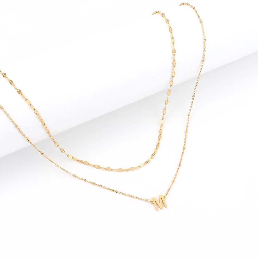 Jewelry Casual Business Classic Style Letter 201 Stainless Steel 304 Stainless Steel Pendant Necklace