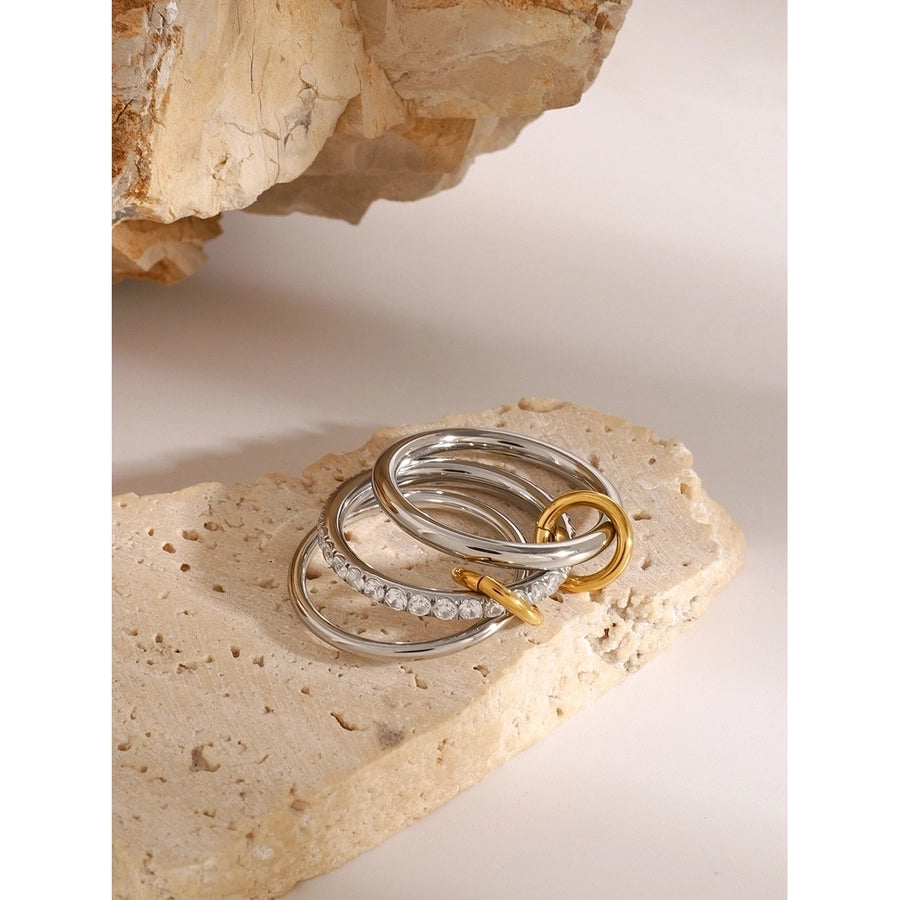 Jewelry Simple Style Classic Style Geometric 304 Stainless Steel Rings