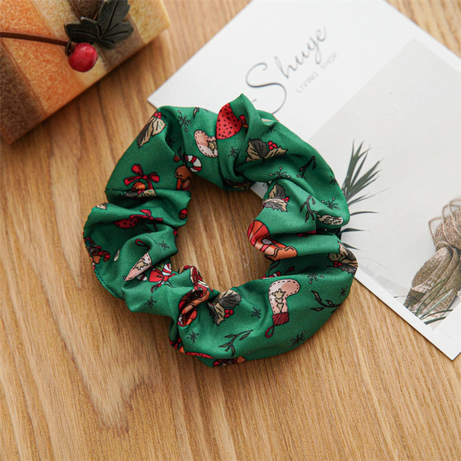 Christmas Romantic Women's Santa Claus Handmade Hair Tie