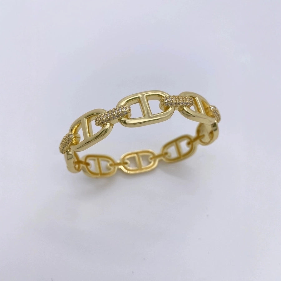 Jewelry Vintage Style Classic Style Geometric Copper Zircon Mixed Metal Rings Bracelets