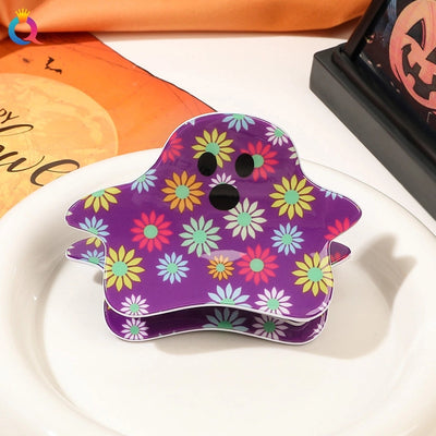 Women's Cute ghost Arylic Hair Claws