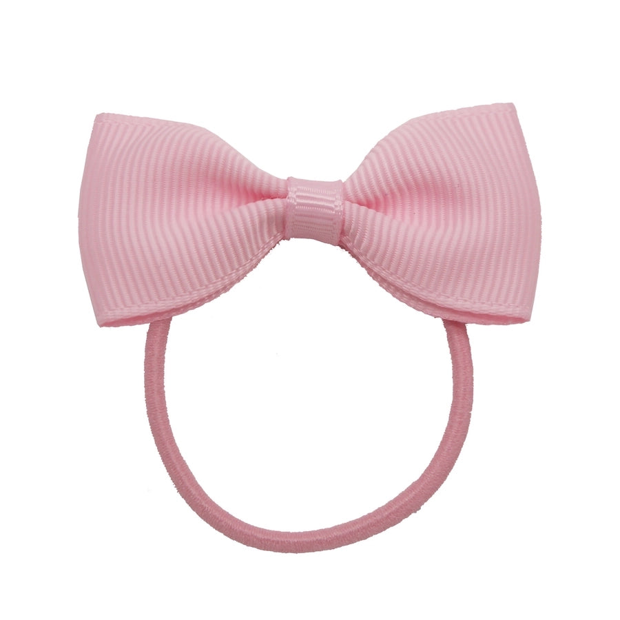 children's jewelry bow hair ring  thread belt hair accessories rubber band solid color girl small rubber band headdress
