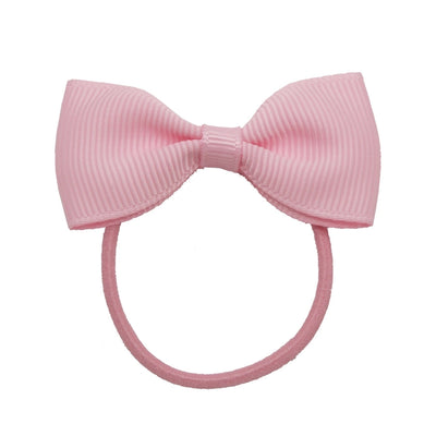 children's jewelry bow hair ring  thread belt hair accessories rubber band solid color girl small rubber band headdress