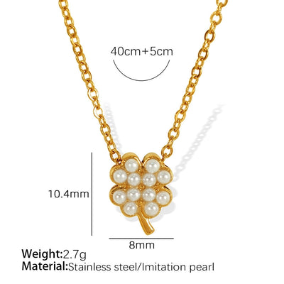 Jewelry Classic Style Star Moon Heart Shape Titanium Steel 18K Gold Plated Plating Pendant Necklace