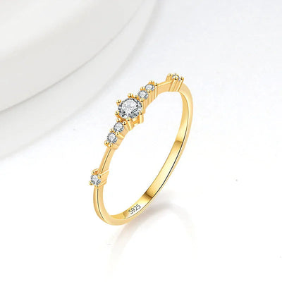 1 Piece 925 Sterling Silver Geometric Rings