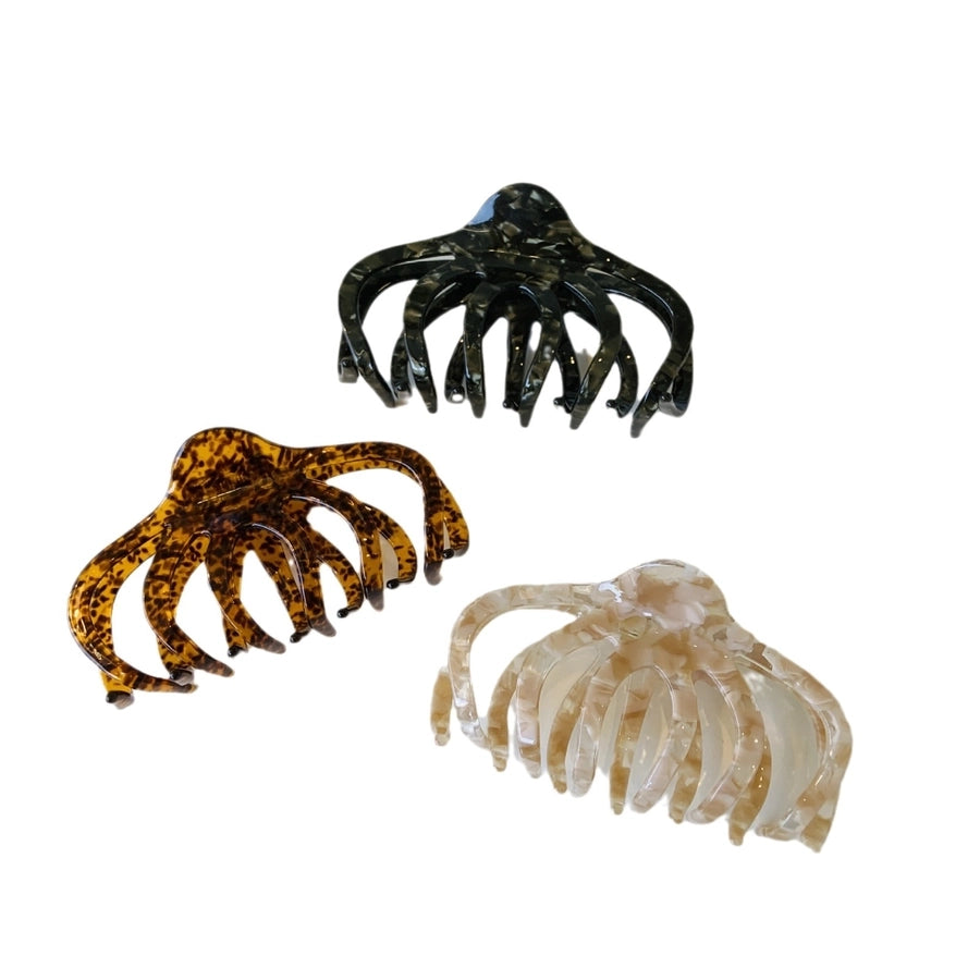 Women's Simple Style Geometric Acetic acid sheets Polishing Hair Claws