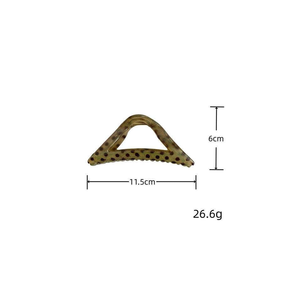 Women's Casual Simple Style Polka Dots Plastic Hollow Out Hair Claws