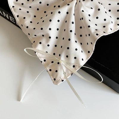 Women's Elegant Cute Polka Dots Cloth Lace Hair Tie