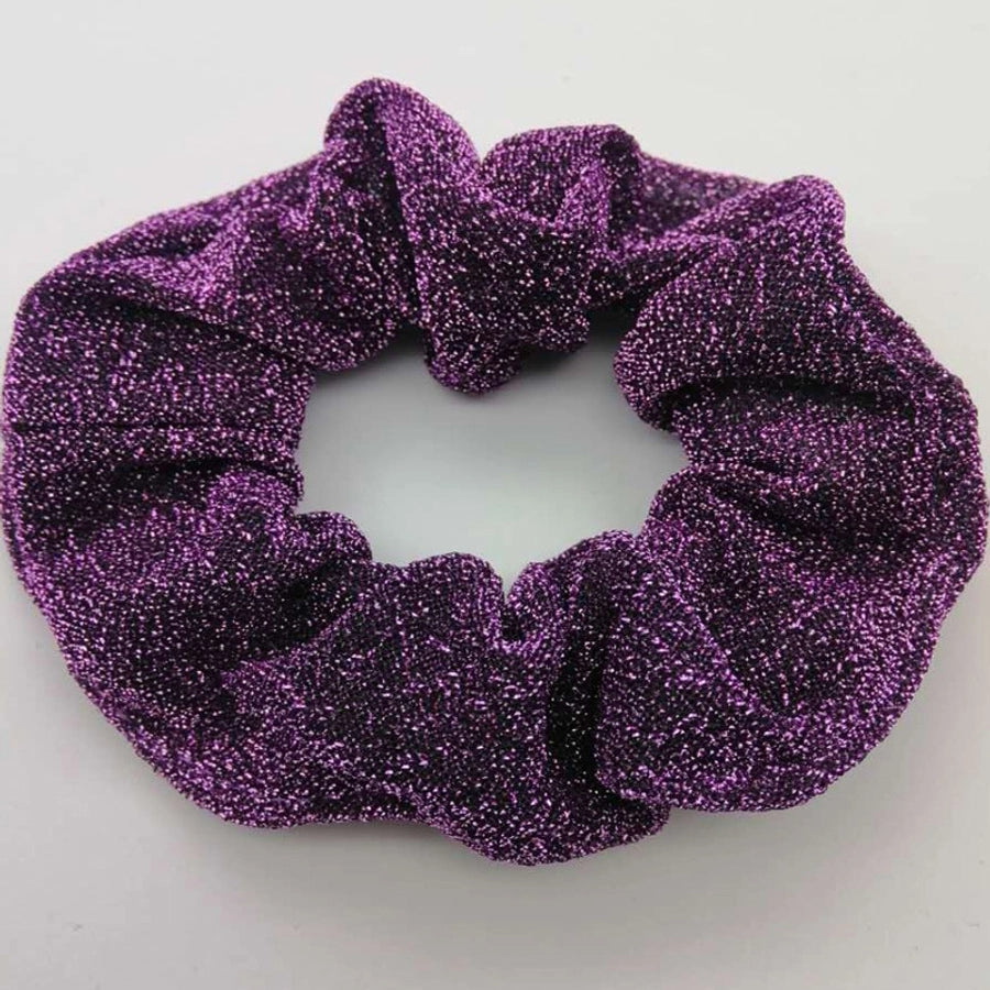 simple style commute solid color cloth hair tie