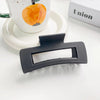 Women's Simple Style Classic Style Solid Color Plastic Hair Claws