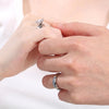 Jewelry Vintage Style Geometric 304 Stainless Steel 18K Gold Plated Rings