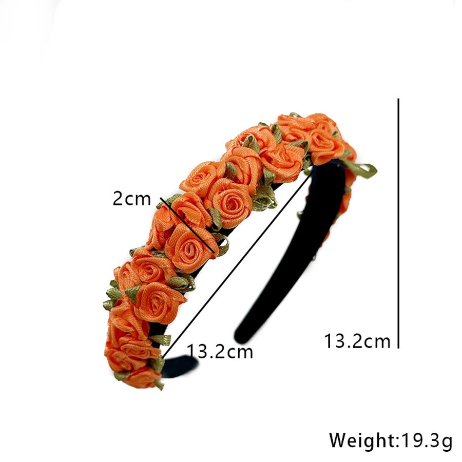 sweet flower cloth hair band