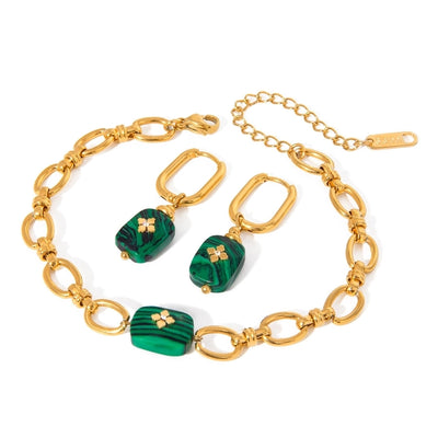 Jewelry Simple Style Classic Style Geometric 304 Stainless Steel Jewelry Set